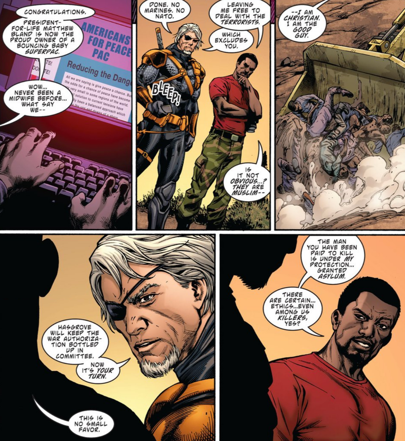 Illustration for article titled Deathstroke Gets Back to Being DC Comics’ Biggest Asshole